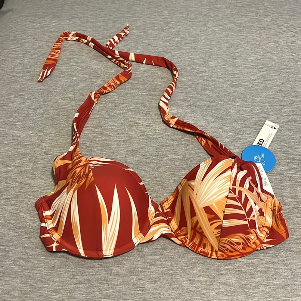 Palm Leaf Bikini Top